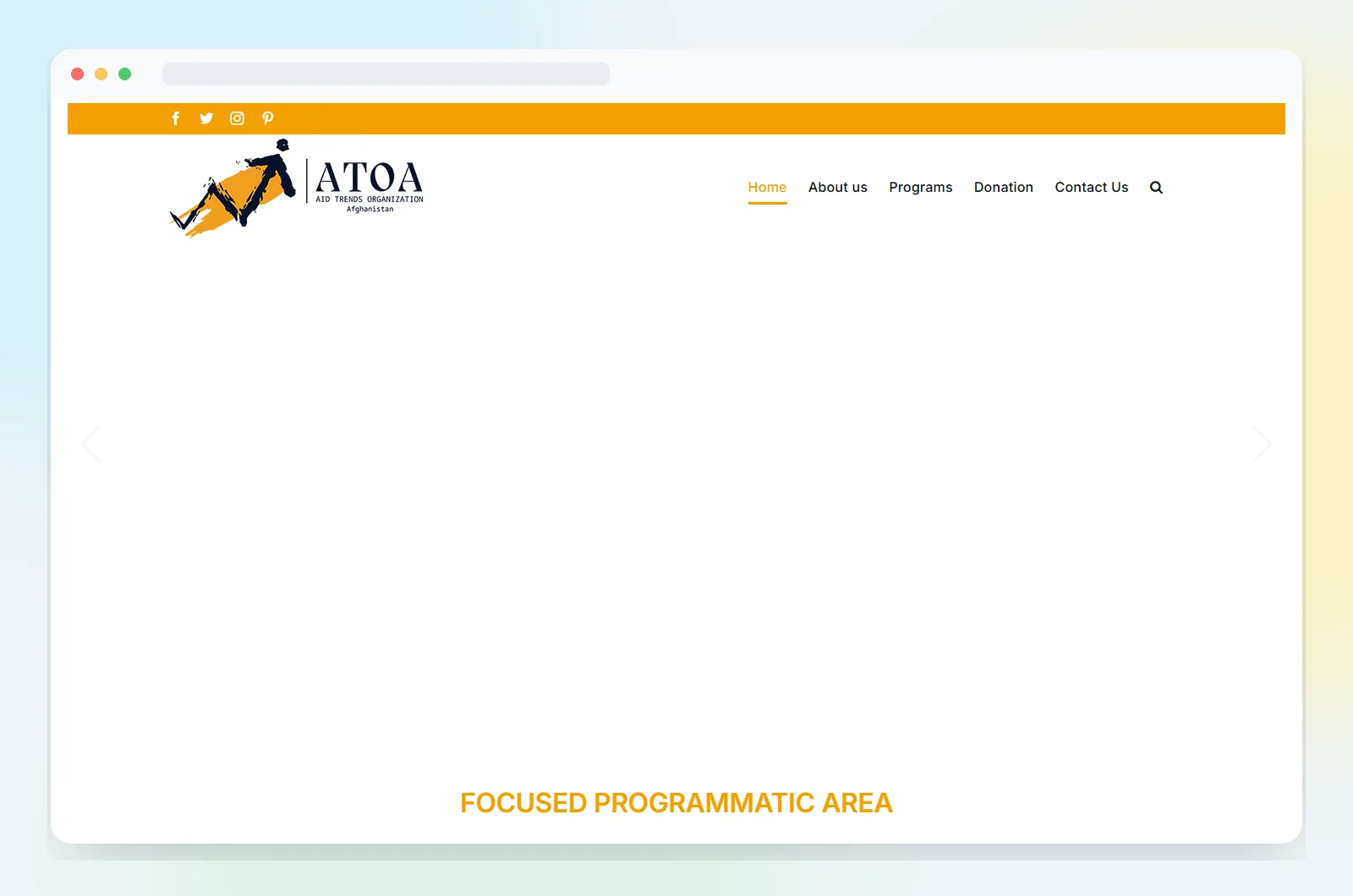 ATOA / AidTrends NGO Website