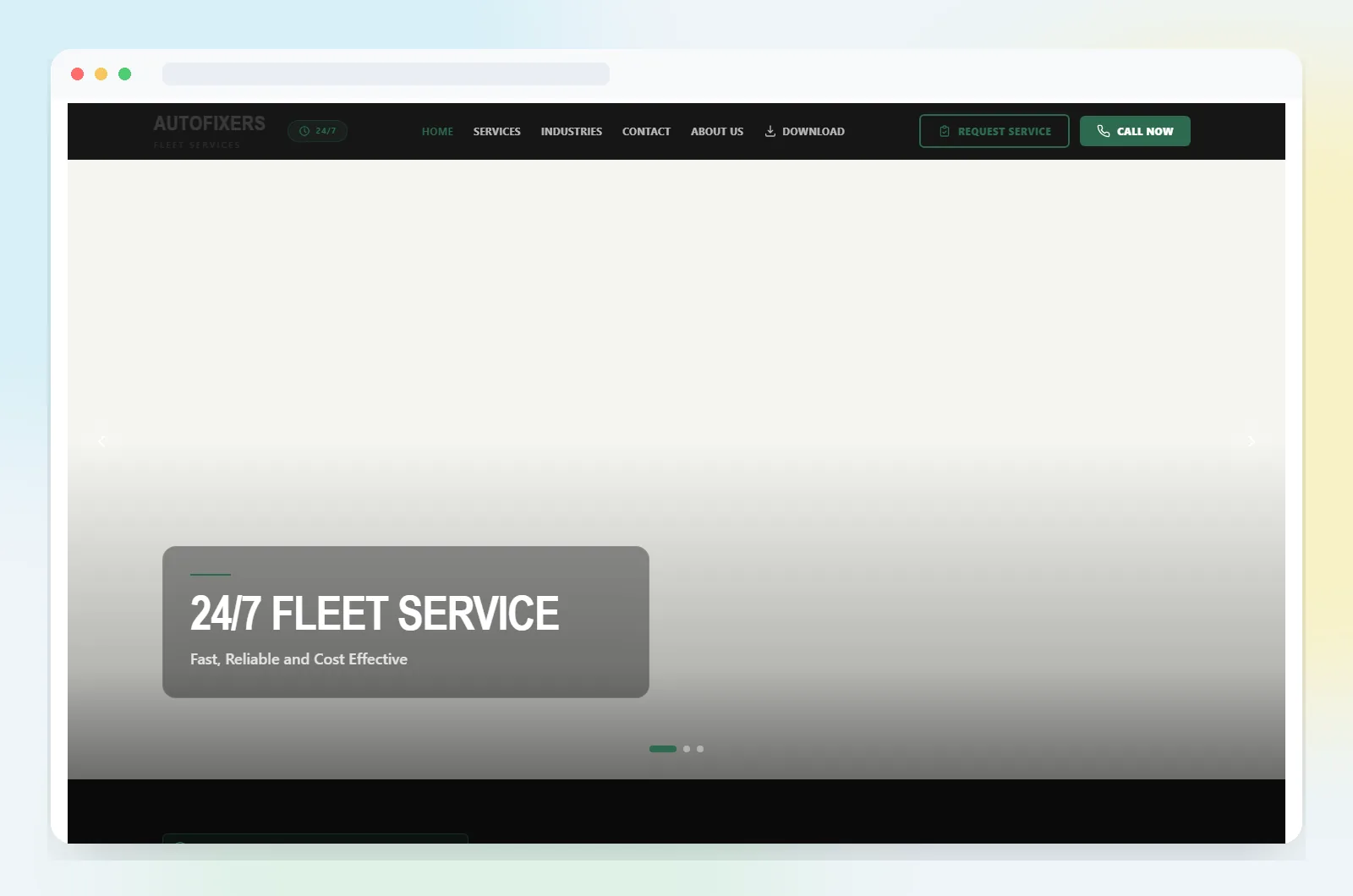 AutoFixers Fleet Services Website