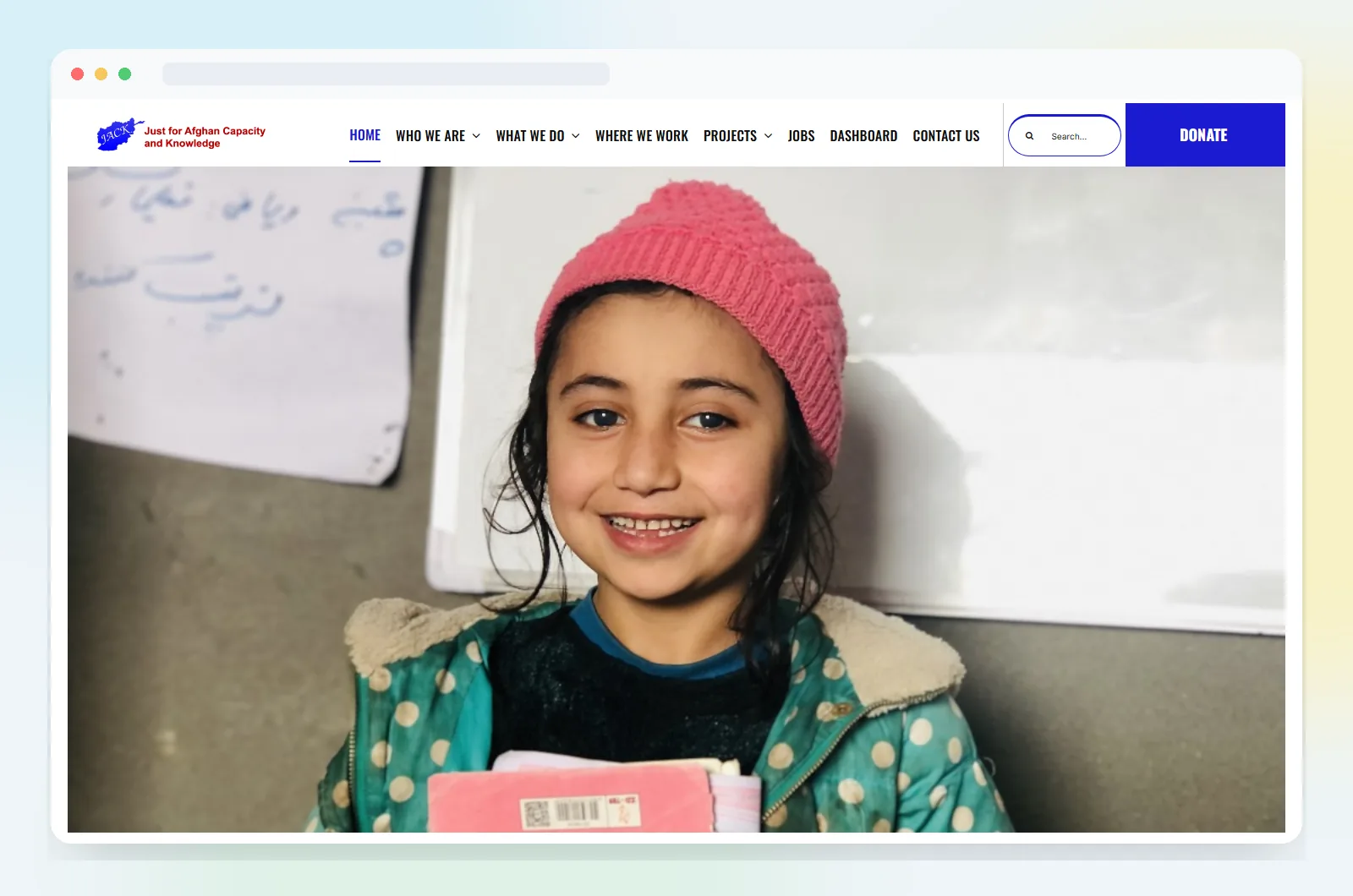 Just for Afghan Capacity and Knowledge Website